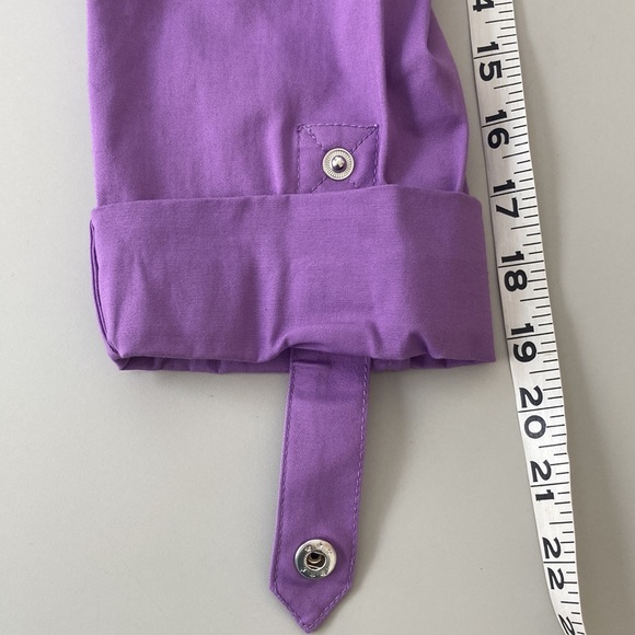 NEW Studio Works Purple Stretch Cotton Poplin Casual Jacket - Picture 8 of 11